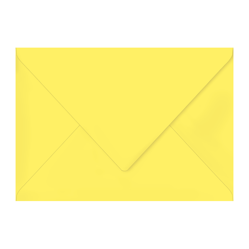 Enveloppe p.carte A5 uni FSC Mix Credit, jaune soleil, 220x156mm, 90g / m²,  5 pces {couleur}