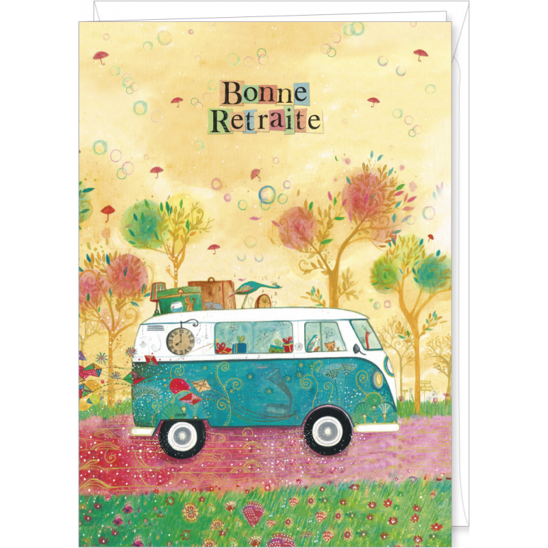 Carte géante bonne retraite Jehanne Weyman « The Van » - Editions